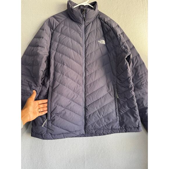 The North Face Jacket Womens Size XXL Blue 550 Down Puffer Quilted Winter - Picture 4 of 12